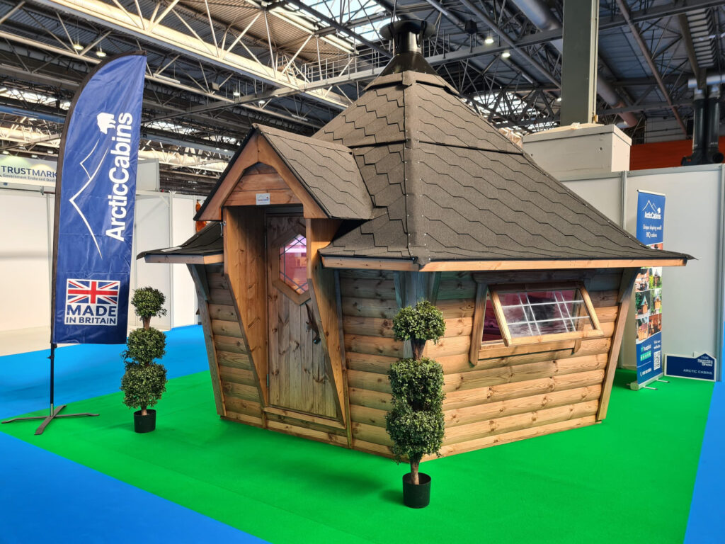 The homebuilding & renovating show NEC 2025 arctic cabins 